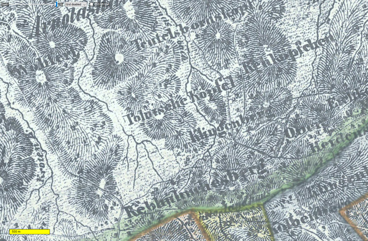 Ravenstein Karte 1833